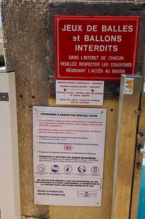 Appartement Proche Mer Avec Piscine Et Parking Fleury  Exteriör bild